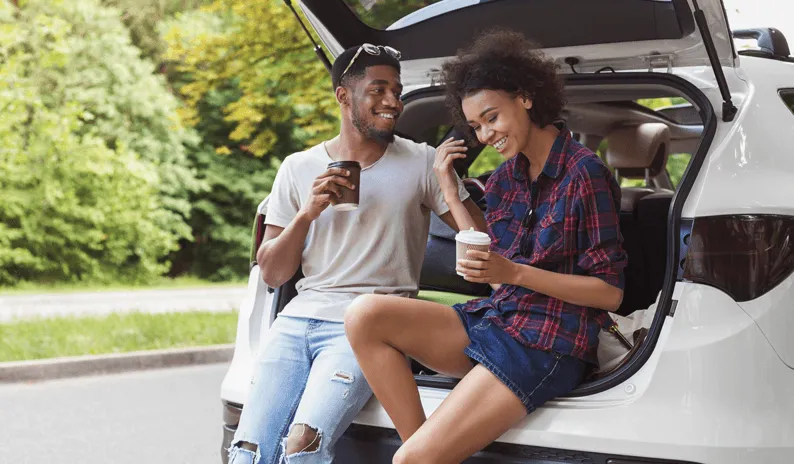 car leasing couple